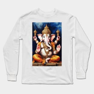 Ganesh , Ganesha Long Sleeve T-Shirt